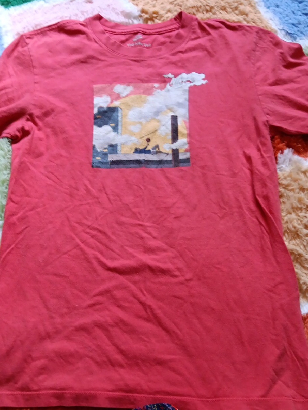 Nike Pink Logo Crewneck Tee